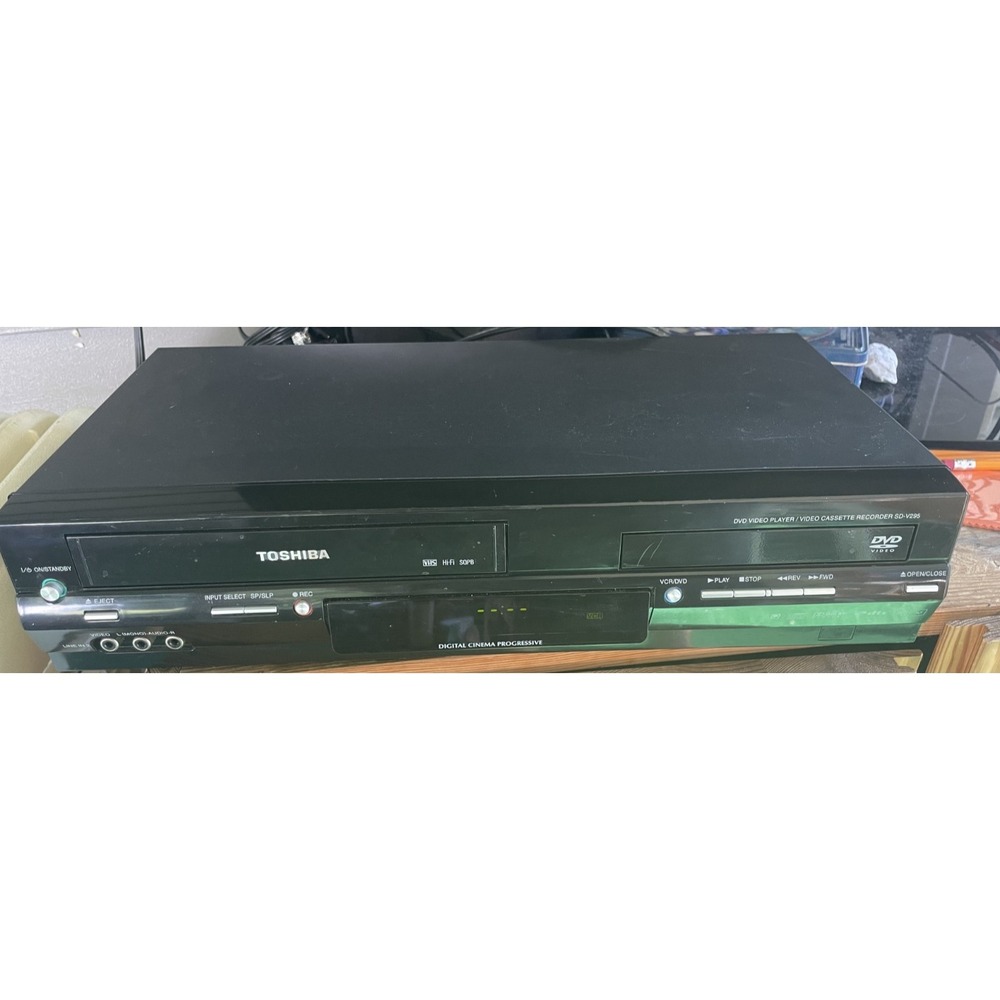 Toshiba 4 Head HI-FI SD-V295KU VCR: VHS works great/DVD NOT READING discs